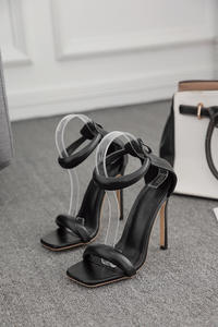 Sandales pour femmes à bout ouvert argentées et dorées <span class=keywords><strong>2022</strong></span>, talons hauts, sexy, avec boucle et bride à la cheville, sandales pour femmes, chaussures <span class=keywords><strong>de</strong></span> club, chaussures <span class=keywords><strong>de</strong></span> strip-teaseuse - Product Image 6