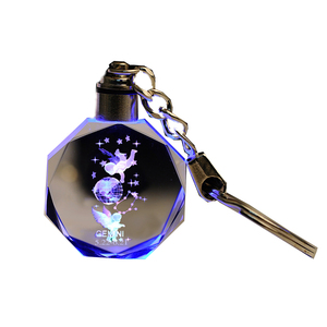 Crystal Luminous LED Keychain para Estudantes do Sexo Feminino Graduação Temporada e Enfeite de Natal Pequeno Pendurado Logo Birthday Gift - Product Image 5
