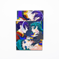 Badge en métal émaillé style puzzle LGC Wholesale, épinglette en émail dégradé perlé, broche personnalisée sur le thème de l'anime