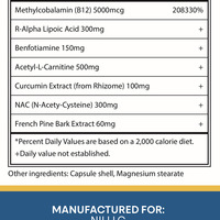 Vente en gros de capsules énergétiques personnalisées 60 unités pour la santé antioxydante, compléments alimentaires, soutien immunitaire et énergétique