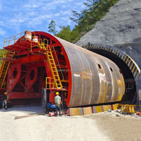 Nouvel arrivage Chariot de coffrage en acier pour tunnels Autoroute Équipement de coulée de béton détachable Machines de construction réutilisables