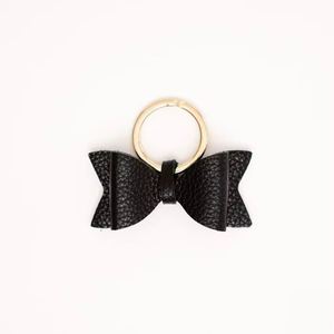 Accessoires DIY, porte-clés de voiture personnalisé avec nom, en cuir de vache, avec breloque en forme de pompon - Product Image 2