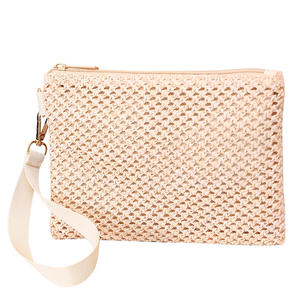 Nuevo Bolso de Mano Tejido de Paja, Cartera de Moda para Mujer, Bolso de Mano de Paja Ecológico, Monedero de <span class=keywords><strong>Ganchillo</strong></span>, Bolsa para Teléfono con Correa para la Muñeca - Product Image 6