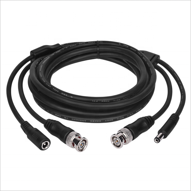 BNC Video DC Power Extension Cable Cord for CCTV Security Camera DVR