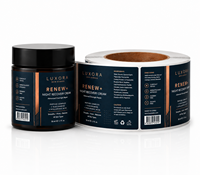 Étiquettes personnalisées pour cosmétiques, autocollants imperméables en feuille d'or/rose/cuivre pour bouteilles et pots, emballages de crèmes réparatrices/huiles essentielles, étiquettes pour soins de la peau