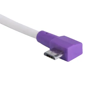 Cep telefonu kablo USB mikro dik açı USB kablosu şarj mobil telefon veri kablosu