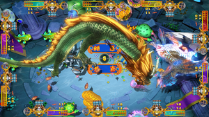 Nouveau Jeu Vidéo <span class=keywords><strong>de</strong></span> Pêche 2026 - 8 Places - Green Dragon King Fish Game - Super <span class=keywords><strong>Ninja</strong></span> Turtles Plus Game - Product Image 2