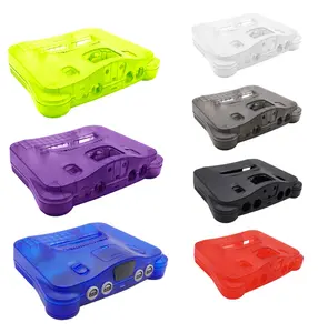 Multi-Color ABS Translucent Replacement Shell Retro Game Console Case For Nintendo 64 N64 Console