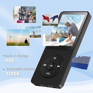 Lecteur MP3 avec écran LCD de 1,8 pouce, haut-parleur intégré, audio HiFi sans perte, carte TF, lecteur de livres électroniques, enregistreur, appareil de musique portable - Product Image 6