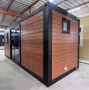 Villa Prefabbricata Modulare Espandibile di Lusso 40ft 20ft, Alloggio Temporaneo Pieghevole in Acciaio con Pannelli Sandwich, Direttamente dalla Fabbrica - Product Image 3