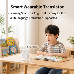 อุปกรณ์ฝึก<span class=keywords><strong>พูด</strong></span><span class=keywords><strong>ภาษา</strong></span> AI แบบพกพา ชาร์จซ้ำได้ รองรับแอปพลิเคชัน ใช้ได้กับภาษาจีนและเกาหลี ผลิตโดย OEM Chatgpt AI Language Translator - Product Image 2