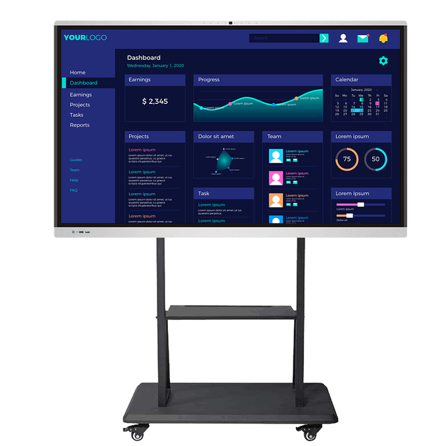 Cost Effective Interactive Flat Panel 65 Inch Android Interactive Board Smart Board for Co-Working Space and Startup Office