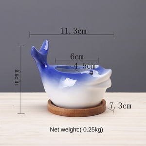 Design moderne transfrontalier pour <span class=keywords><strong>Amazon</strong></span> <span class=keywords><strong>Pot</strong></span> <span class=keywords><strong>de</strong></span> <span class=keywords><strong>fleur</strong></span> charnu intérieur série océan dessin animé <span class=keywords><strong>Pot</strong></span> <span class=keywords><strong>de</strong></span> plante en céramique approvisionnement créatif - Product Image 6