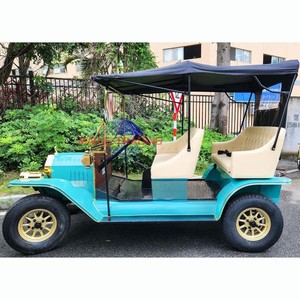 Voiture de tourisme électrique rétro classique de luxe 8 places, batterie lithium, autonomie 80-120 km, véhicule touristique pour mariages et sites touristiques - Product Image 1