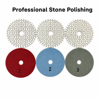 Disques de polissage humide OEM San Yuan en quartz, marbre, granit, céramique, verre, 3 étapes, grade abrasif moyen, Fujian