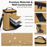 Sac de rangement portable OEM 10L en Oxford 600D pour cartouche de gaz et lanterne de camping, idéal pour la randonnée, les pique-niques et le camping