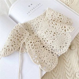 Collection Printemps-Été : Robe en <span class=keywords><strong>crochet</strong></span> ajouré style Soft Girl, Nouveau <span class=keywords><strong>col</strong></span>, Châle d'extérieur polyvalent en coton - Product Image 4