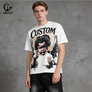 T-Shirt Oversize da Uomo in Tessuto Jersey 100% Cotone Pesante 260gsm, Morbido e Traspirante, Taglio Ampio Personalizzabile - Product Image 1