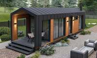 Tiny Home, maison préfabriquée et villa modulaire préfabriquée la plus populaire en vente chaude