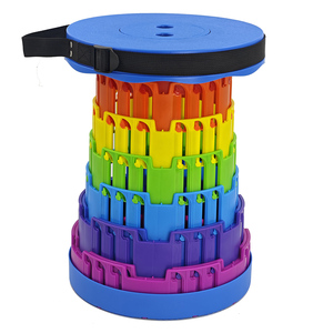 OEM marchio personalizzato telescopico sgabello pieghevole per campeggio all'aperto pesca escursionismo sedia portatile produttore - Product Image 3