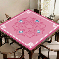 Tapis de jeu de Carrom portable et pliable en caoutchouc naturel écologique insonorisant, housse de table de jeu enroulable pour jeu en intérieur