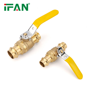 IFAN haute qualité filetage connecter presse <span class=keywords><strong>raccord</strong></span> vanne de cuisinière à gaz flexibilité utilisation 1/2 "-1" pouce PEX presse vanne à gaz - Product Image 6
