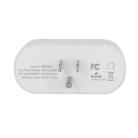 Prise intelligente avec prise standard de mise à la terre 15A 125V EU/US/UK/AUS, contrôle NFC WiFi