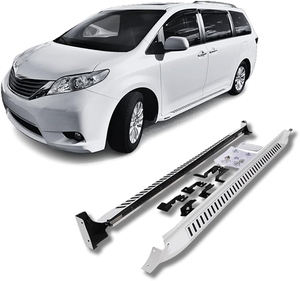 Estribos Laterales, Pedales, Accesorios para Automóviles para <span class=keywords><strong>Toyota</strong></span> <span class=keywords><strong>Sienna</strong></span> 2011 2012 <span class=keywords><strong>2013</strong></span> 2014 2015 2016 2017 2018 2019 2020 - Product Image 1