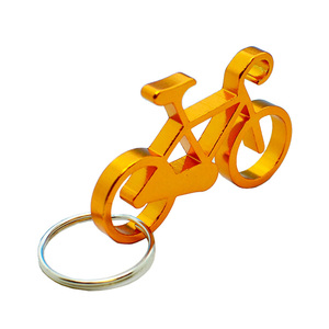 Metal Keychain Keyring <strong>Bottle</strong> <strong>Opener</strong> Sublimation Customized Multi-tool <strong>Bottle</strong> <strong>Opener</strong> Keychain Bicycle <strong>Shape</strong> Keychain With Logo - Product Image 5