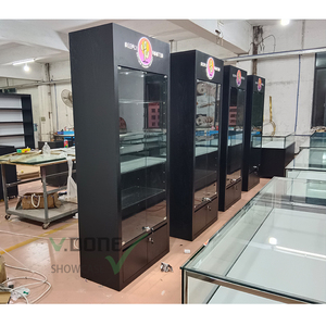 Fabricante, venta al por mayor, vitrina de joyería de cristal personalizada, muebles de diseño Interior para decoración de joyería - Product Image 4