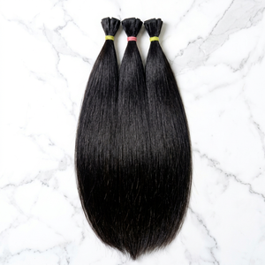 Cabello Rizado Natural a Granel Temple Raw, Extensiones de Cabello Rizado Profundo 100% Indio, Cabello Indio Virgen de Alta Calidad a Precio Económico, Paquetes de Cabello Virgen - Product Image 1