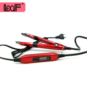 Tefulong — plaque chauffante pour cheveux à la kératine, appareil professionnel 100% avec écran LCD contrôle de la température, outil d'<span class=keywords><strong>extension</strong></span> capillaire - Product Image 2