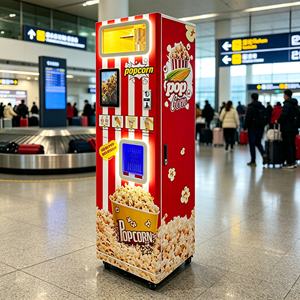Máquina Expendedora de Palomitas de Maíz Inteligente, Automática, Comercial, Sin Personal, con Pantalla Táctil de 32 Pulgadas y Gestión Remota, Servicio 24 Horas - Product Image 1
