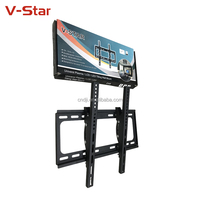 Support mural électrique pour téléviseur LCD en acier de 26 à 55 pouces avec inclinaison vers le haut/bas