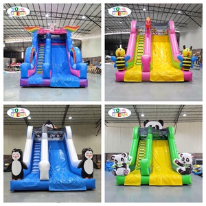 Nhà máy tùy chỉnh chất lượng cao sân sau hồ bơi trượt nước Inflatable trượt trẻ em khô trượt sân chơi để bán - Product Image 2