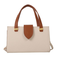 Sac fourre-tout de luxe grande capacité pour femme, style coréen, design simple, couleur unie, idéal pour la plage