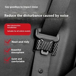Ceinture de sécurité universelle à 3 points Fournitures de voiture Réglage du limiteur de stabilité anti-bruit Ceinture de sécurité à secousses pour tous les modèles - Product Image 2