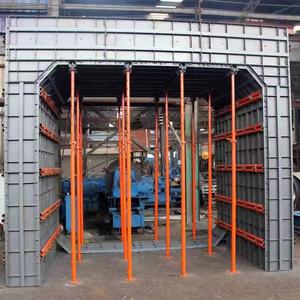 อุปกรณ์ค้ำโครงเหล็กชุบสังกะสีสำหรับงานหนักปรับได้การออกแบบอุตสาหกรรมการเคลือบผงสำหรับใช้แผงแบบหล่อ - Product Image 4