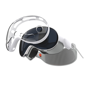 สําหรับ Apple Vision <span class=keywords><strong>Pro</strong></span> <span class=keywords><strong>Vr</strong></span> ฝาครอบแว่นตา Tpu <span class=keywords><strong>Vr</strong></span> สีสันสดใสเคสกันลื่นสําหรับชุดหลัก Vision <span class=keywords><strong>Pro</strong></span> - Product Image 1