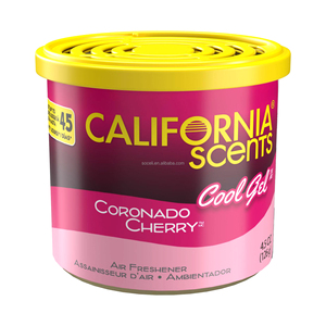 Diffuseur d'air pour voiture <span class=keywords><strong>California</strong></span> <span class=keywords><strong>Scents</strong></span> Cool Gel Coronado Cherry, parfum longue durée, type gel solide, 4,5 oz - Product Image 6