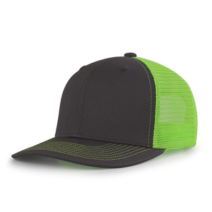 Casquette de baseball unisexe en maille avec surpiqûres contrastées, réglable, style trucker, vierge, pour le soleil - Product Image 6