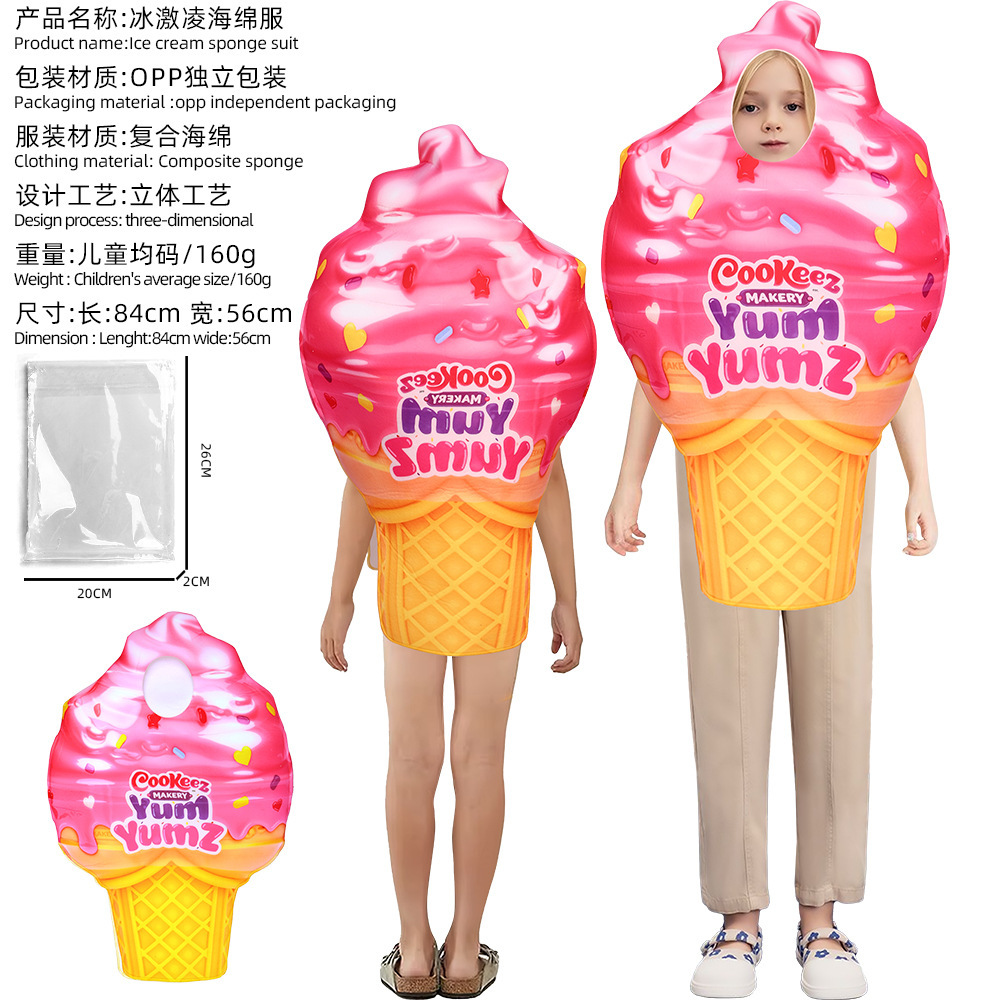 Ice cream sponge suit