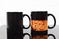 Tasse à café en céramique à couleur changeante, 11oz, pour animaux de compagnie, sensible à la chaleur