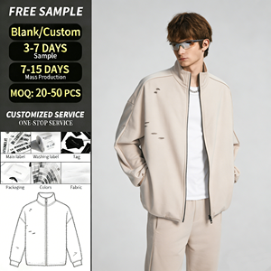 Hongyuapparel OEM Custom Logo Zipper Jacket 450Gsm Terry Casual Solid Blank Zip <strong>oodie</strong> For Men - Product Image 1