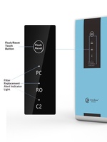 Purificateur d'eau par osmose inverse RQ-500G, filtre de robinet de cuisine à eau potable directe avec rappel de changement de cartouche, matériaux PP CTO RO UDF