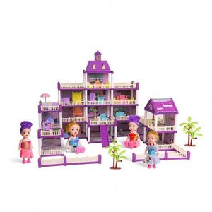 TOYSRUNNER DLHS0307 Kit de ensamblaje de casa de rompecabezas de plástico PVC - Set de juguetes de muebles en miniatura - Product Image 1