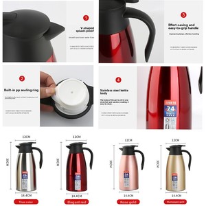 Factory Free Sample Logo Customization New Trendy Electric Insulated <strong>Kettle</strong> 304 Stainless Steel 12-24 Hours <strong>Modern</strong> Design - Product Image 2