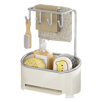 Support de séchage pour éponges et torchons de cuisine en acier au carbone avec plateau d'égouttement, personnalisable avec logo OEM, pour comptoir – Vente en gros