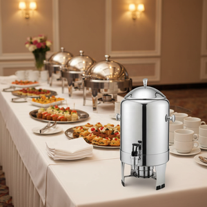 Urne à café avec pieds en acier inoxydable - Product Image 4