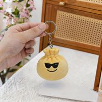 Porte-clés en peluche mini-boulettes de 4 pouces, accessoires de sac cadeau, breloques, mascotte en peluche